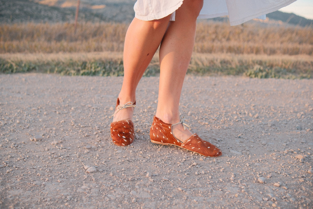 Limited Edition Amelie calf hair Flats